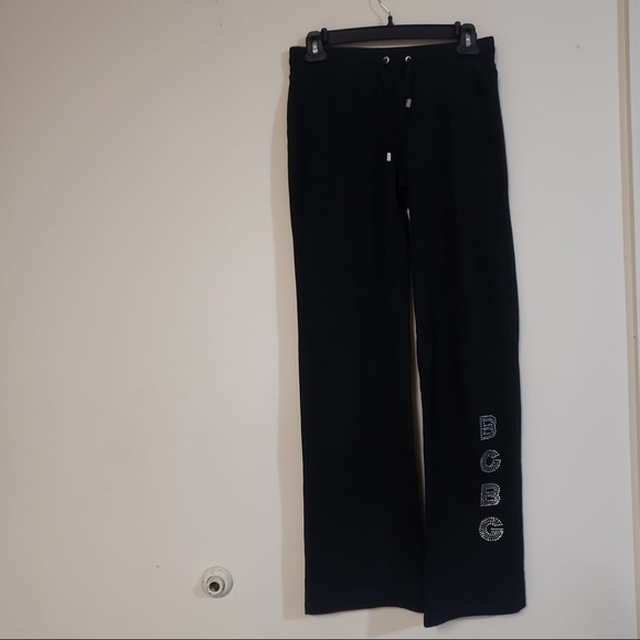 BCBG MazAzria flare sweatpants with studs - Picture 1 of 12